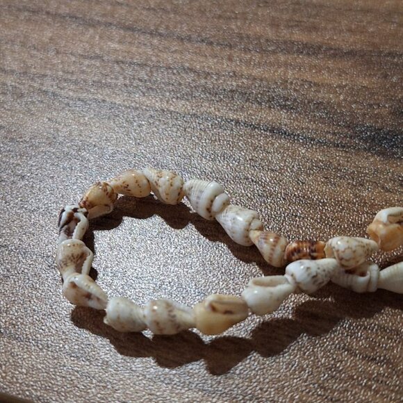 Natural Cowrie Shell Necklace 39" - Picture 8 of 8